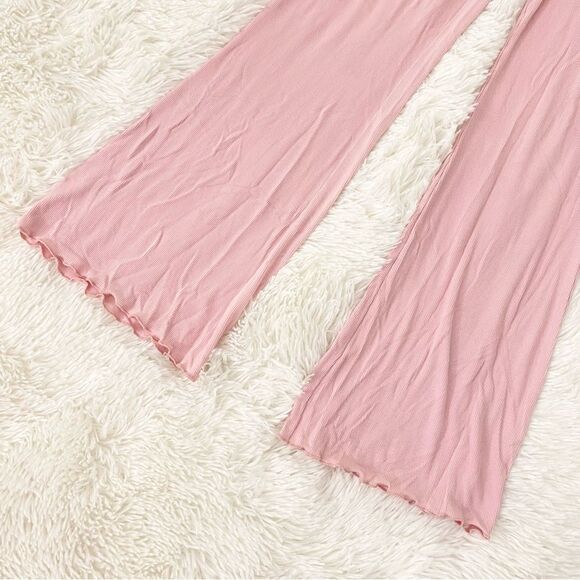 PacSun Beverly & Beck Pink Flare Pants - Picture 4 of 6
